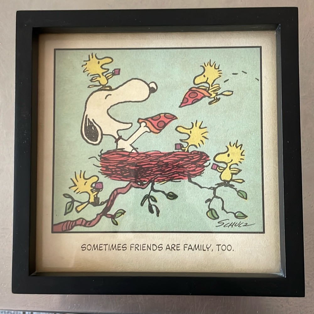 Vintage snoopy hallmark picture. Friends